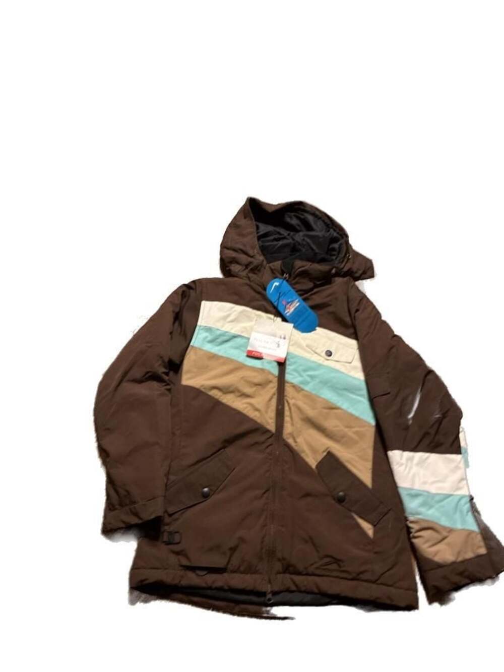 Polar Edge Silver Series Women's Ski Snowboard Jacket Brown Multi-Color